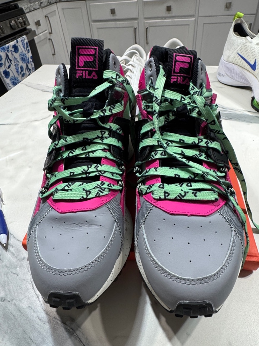 Fila Renno Sneakers Mens 11 Multi Color Good Chunky Retro Lifestyle Shoes